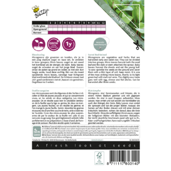 Buzzy&reg; Microgreens, Bloedzuring