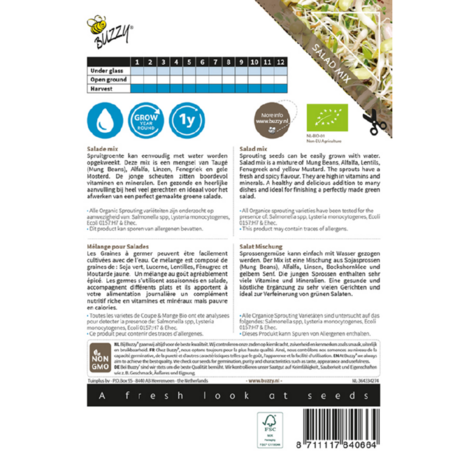 Buzzy Organic Sprouting Salademengsel (BIO)