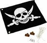 Vlag met hijssysteem piraat