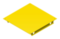 Paneel 30 × 30 cm geel